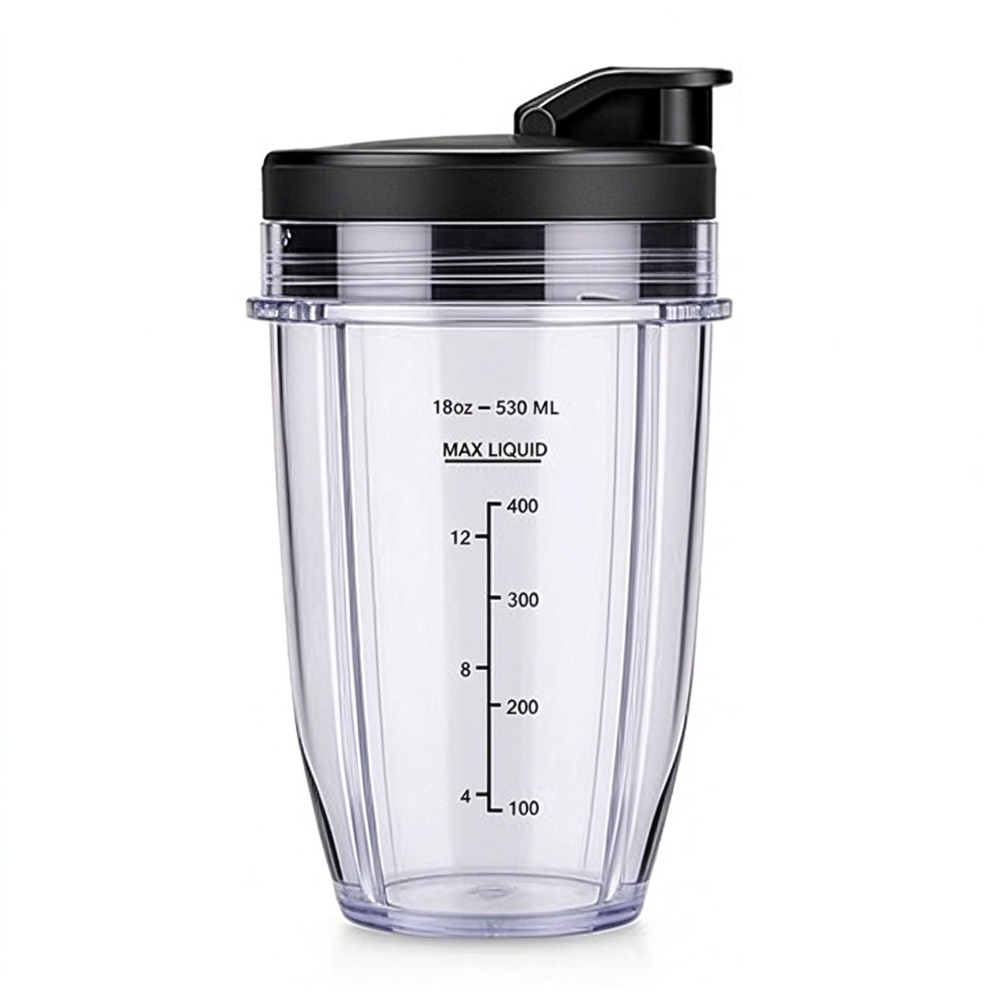 Replacement Ninja Blender Cup Compatible with 32oz 24oz 18oz BL480 BL482,18oz Blender Cup with Flip鈥慣op Lid,Christmas Kitchen Practical Gift
